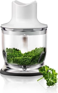 Blender dore Braun MQ 3025 Spaghetti 700 W, 600 ml, blu/bardhë, set me rrahëse dhe prerës