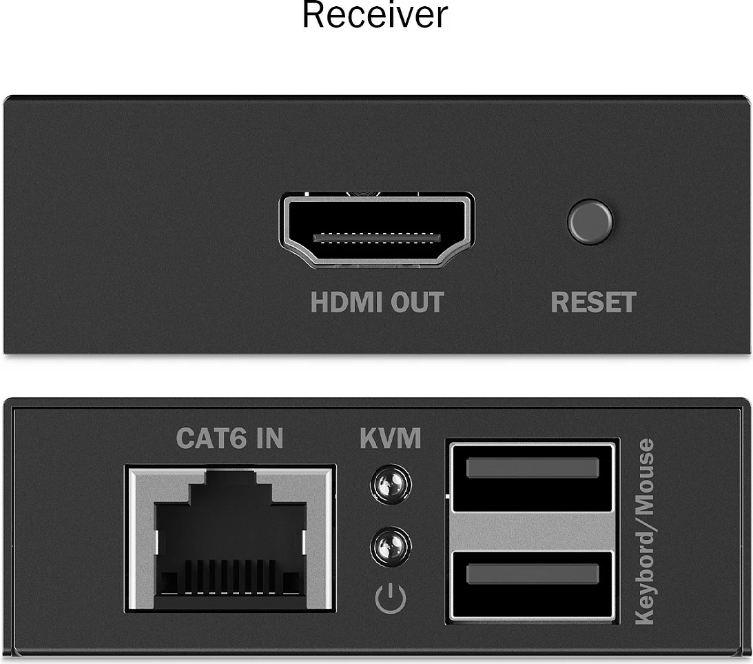 KVM Extender HDMI Digitus 4K/30Hz, Cat6 deri 70m, i zi