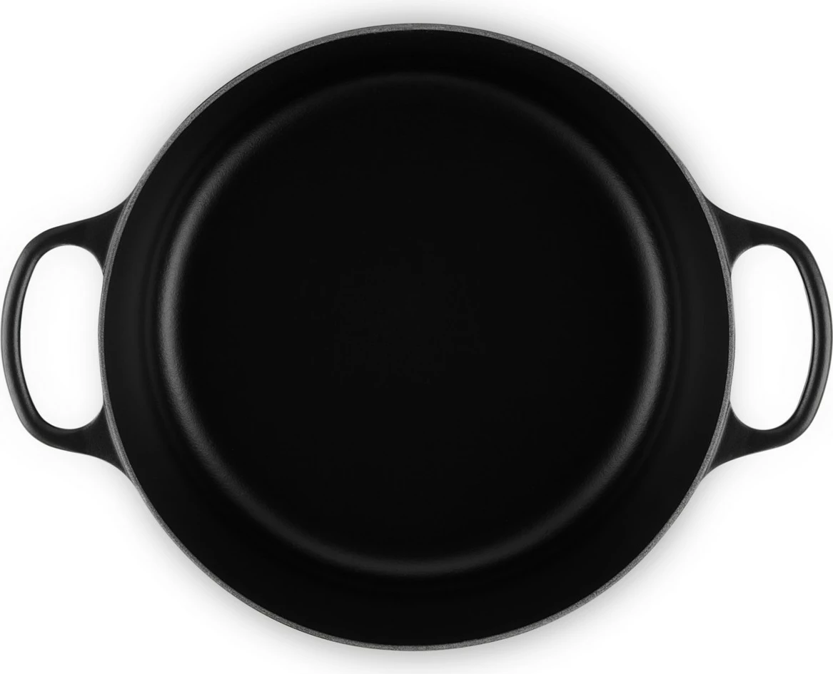 Tenxhere Le Creuset Signature 8.1L, 30cm, gize, e zezë