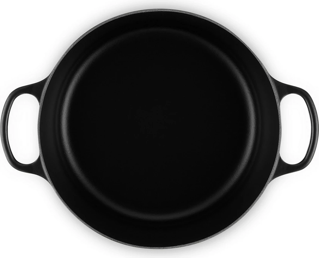 Tenxhere Le Creuset Signature 8.1L, 30cm, gize, e zezë