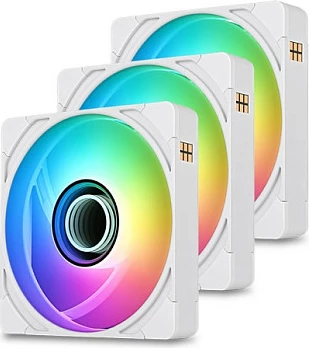Ventilatorë për kasë Thermaltake K Cooler CT120 EX INFINITY ARGB Sync, 120mm, 3-Pack, i bardhë