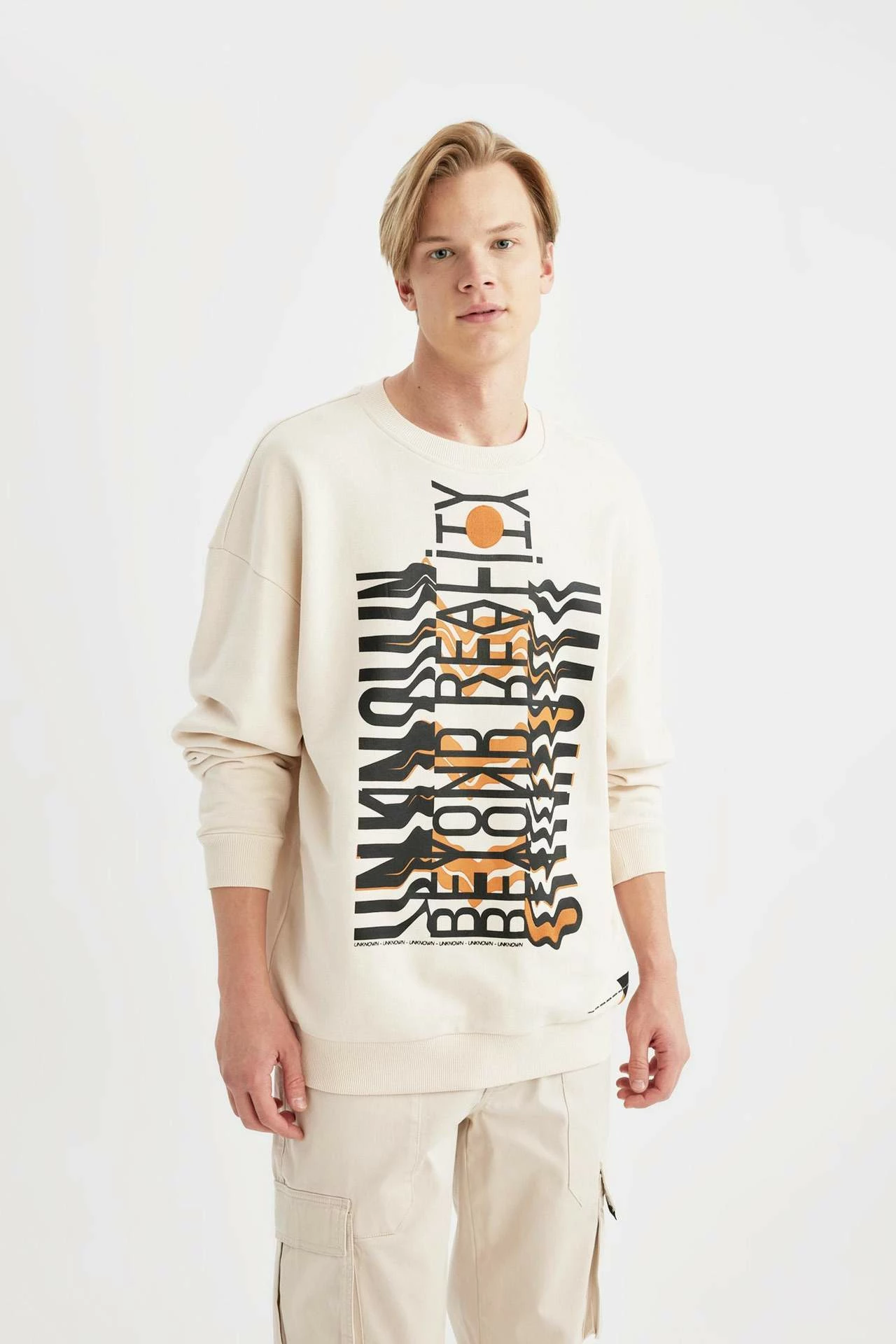 Duks DeFacto, oversize, bezhë