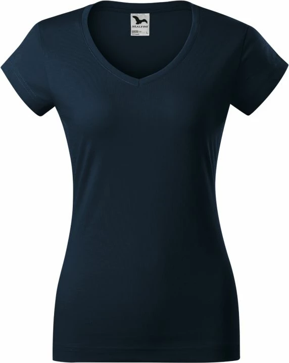 Maicë Malfini, modeli Fit me qafë V për femra, ngjyrë blu marine [Madhësia: S]