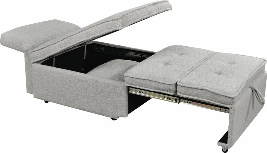 Karrige krevati Sleep, ngjyrë gri, 78x87x80cm