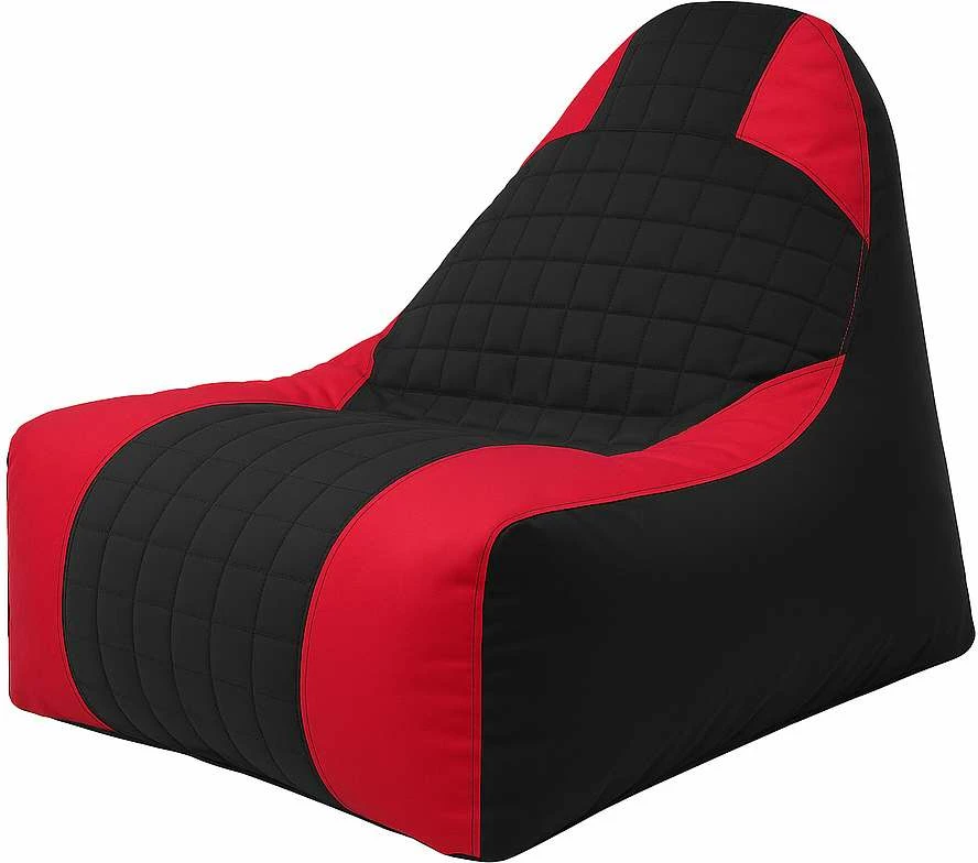 Qese ulëse XXL Gamer, e kuqe/zezë, Atelier del Sofa