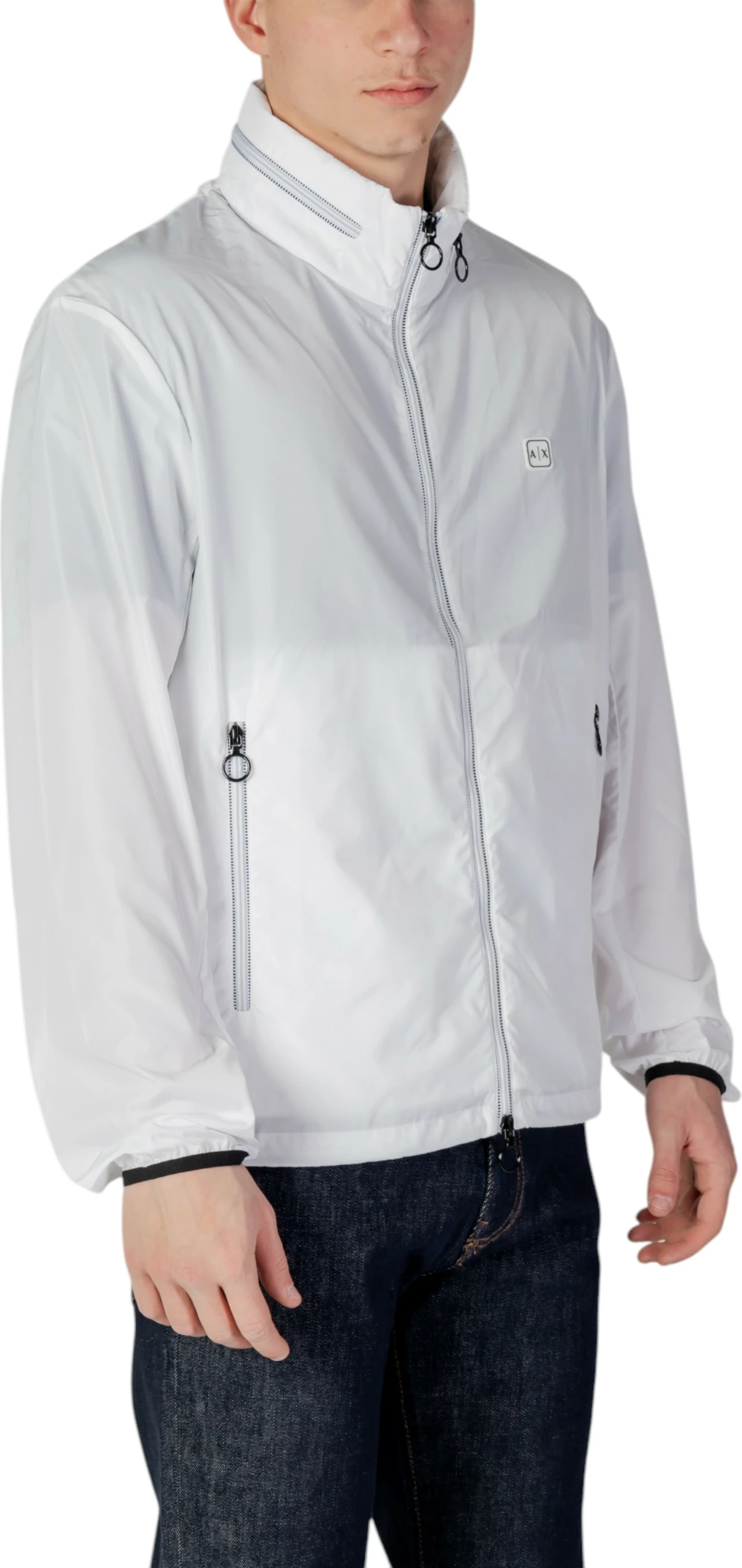 Jakne për meshkuj Armani Exchange 8NZB07 ZNWFZ, e bardhë [Madhësia: XXL]