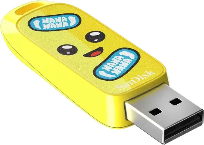 USB stick Sandisk Fortnite Peely 64GB USB 3.2 Gen1 verdhë