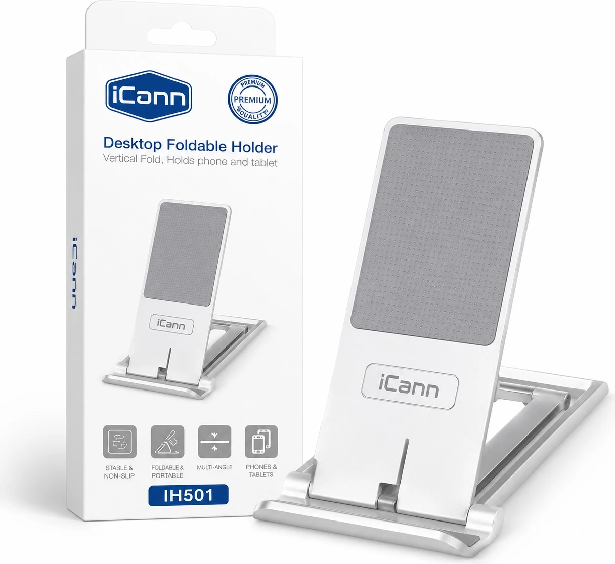 Mbajtëse Desktop iConn IH501 e Palosshme (Për Telefon/Tablet)