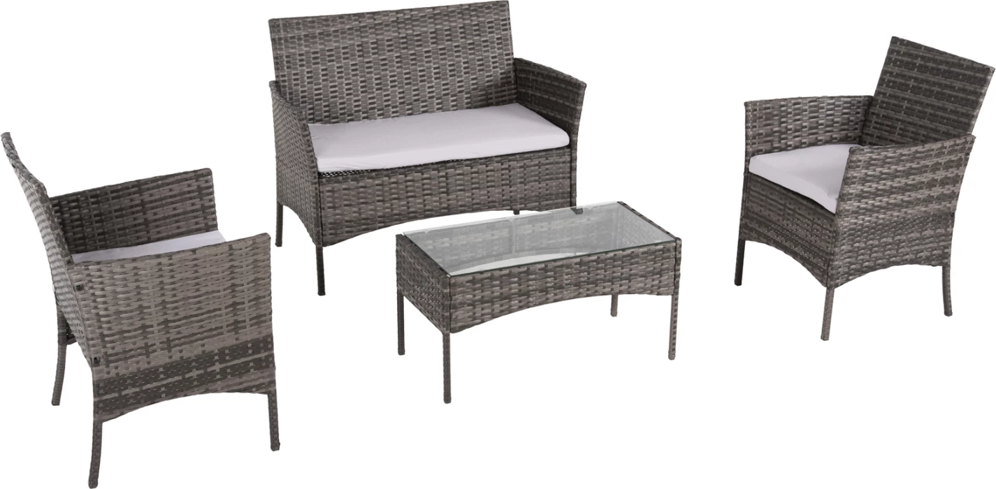 Set ulëse për kopsht STASIA FH6089.02, 4 pjesë, hiri/bezhë