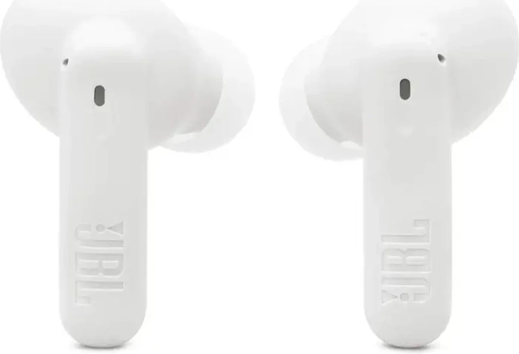 Kufje JBL Vibe Beam 2 (MPN 24220), Bluetooth, 8 mm, ANC, me kuti karikimi, të bardha