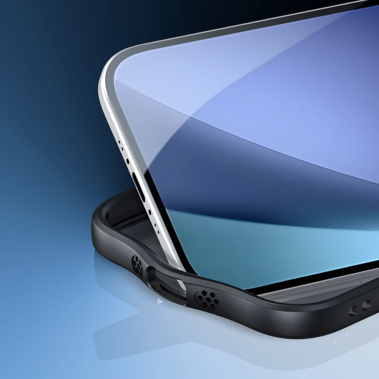 Mbështjellës Dux Ducis Aimo për iPhone 17 Air, i zi