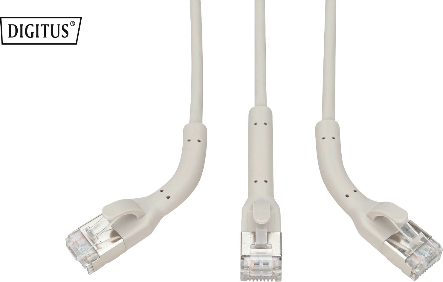 Kabllo rrjeti Digitus Cat6a F/FTP 1m RJ45, LSZH, gri