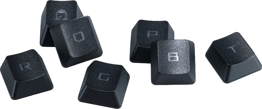Set keycap-ash ASUS ROG PBT Doubleshot, për ROG RX switch, 123 copë, e zezë