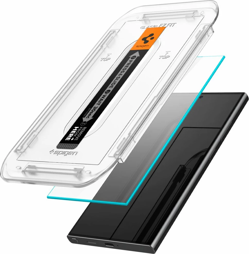 Mbrojtës ekrani xham i temperuar Spigen Glas.tR EZ Fit për Samsung Galaxy S24 Ultra, 2 copë