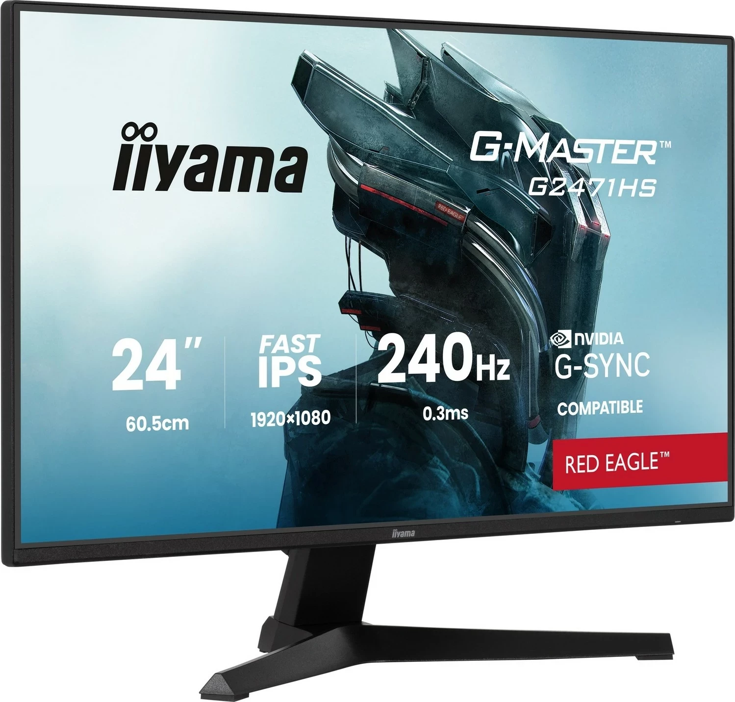 Monitor iiyama G-Master G2471HS-B1 Red Eagle 23.8" 240Hz Full HD Fast IPS, i zi