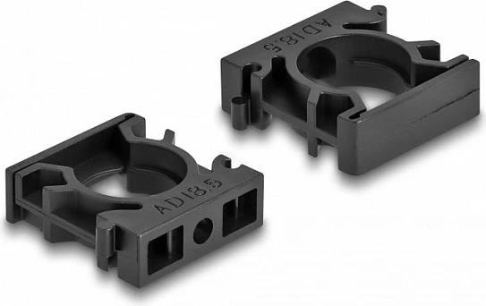 Mbajtës mbështjellësi kablli DeLOCK AD18.5, 18.5 mm, 8 copë, i zi