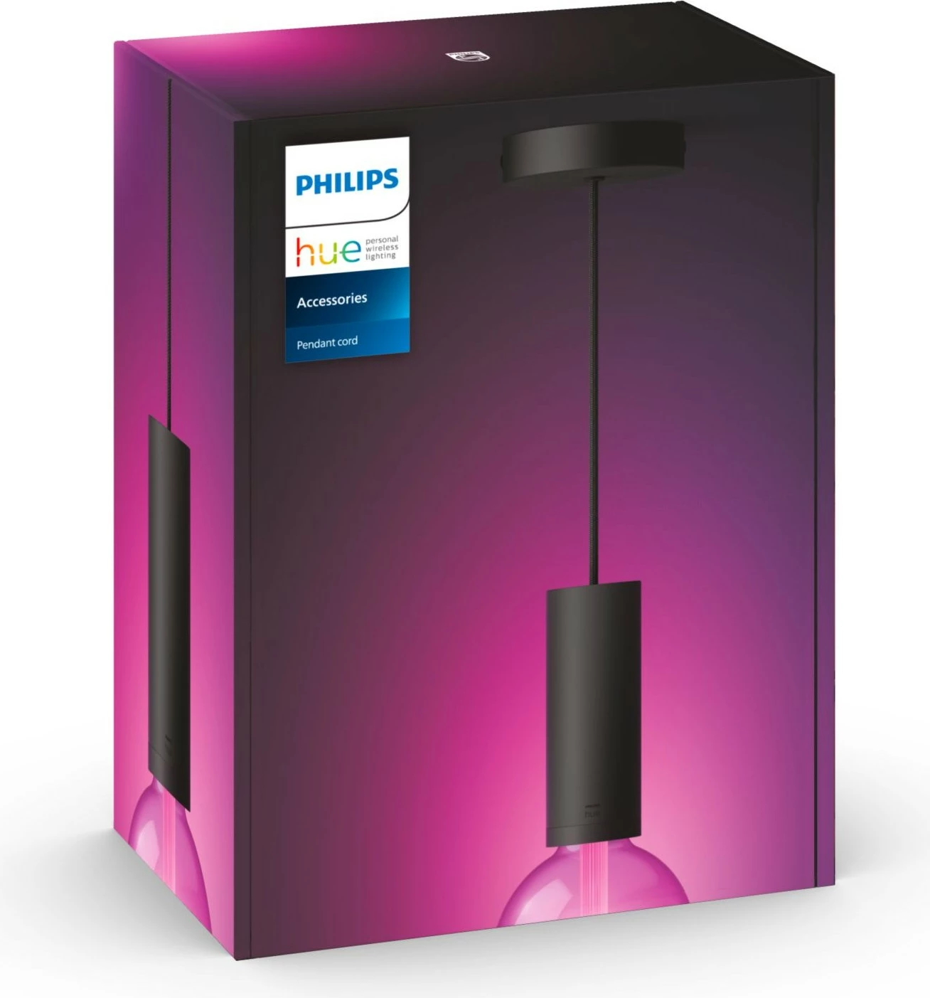 Kabllo varëse Philips Hue, alumin, montim fleksibil, e zezë