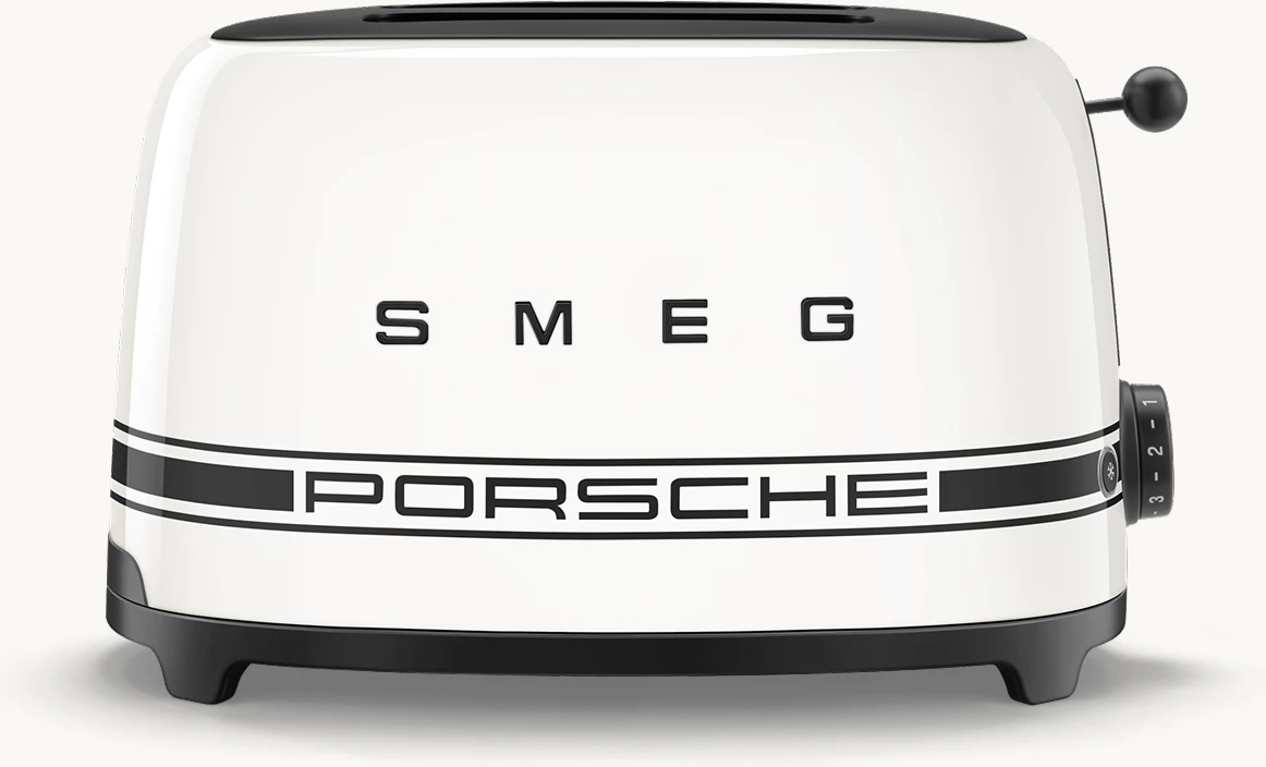 Thekëse buke SMEG X Porche TSF01PCWEU, e bardhë