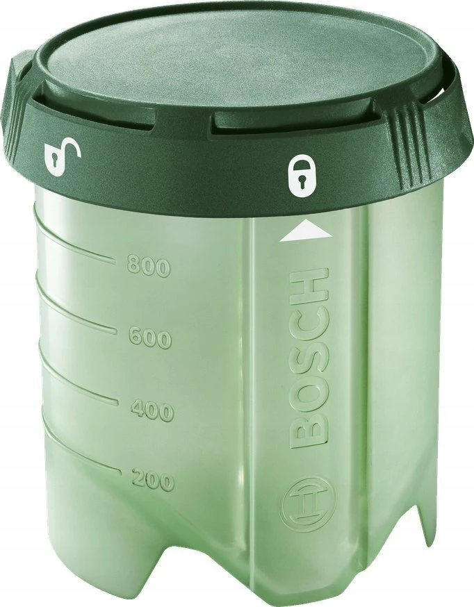 Spërkatës boje Bosch PFS 7000, 1400 W, rezervuar 1000 ml, 700 ml/min, jeshile/kuqe, set me 2 enë boje + 3 gryka