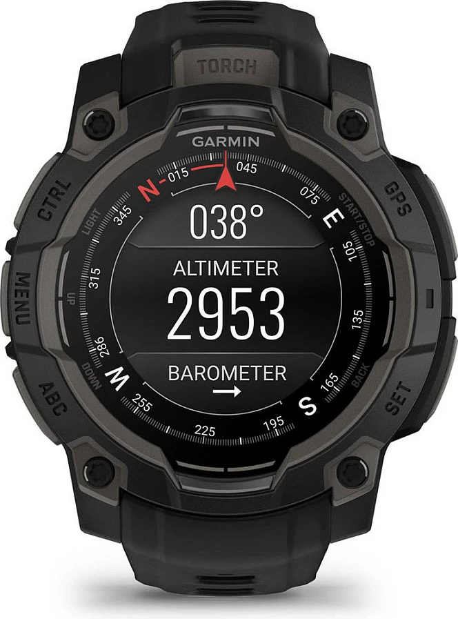 Smartwatch Garmin Instinct 3 AMOLED, 4 GB, GPS, e zezë