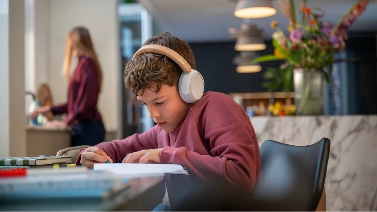 Kufje pa tela për fëmijë, Philips TAK5500AL/00, ANC, Bluetooth 5.4, 60 orë, mikrofon, palosëse, amber