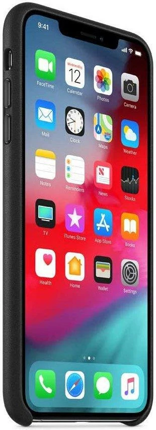 Mbështjellës Hurtel për iPhone 12 Pro Max, lëkurë PU, i zi