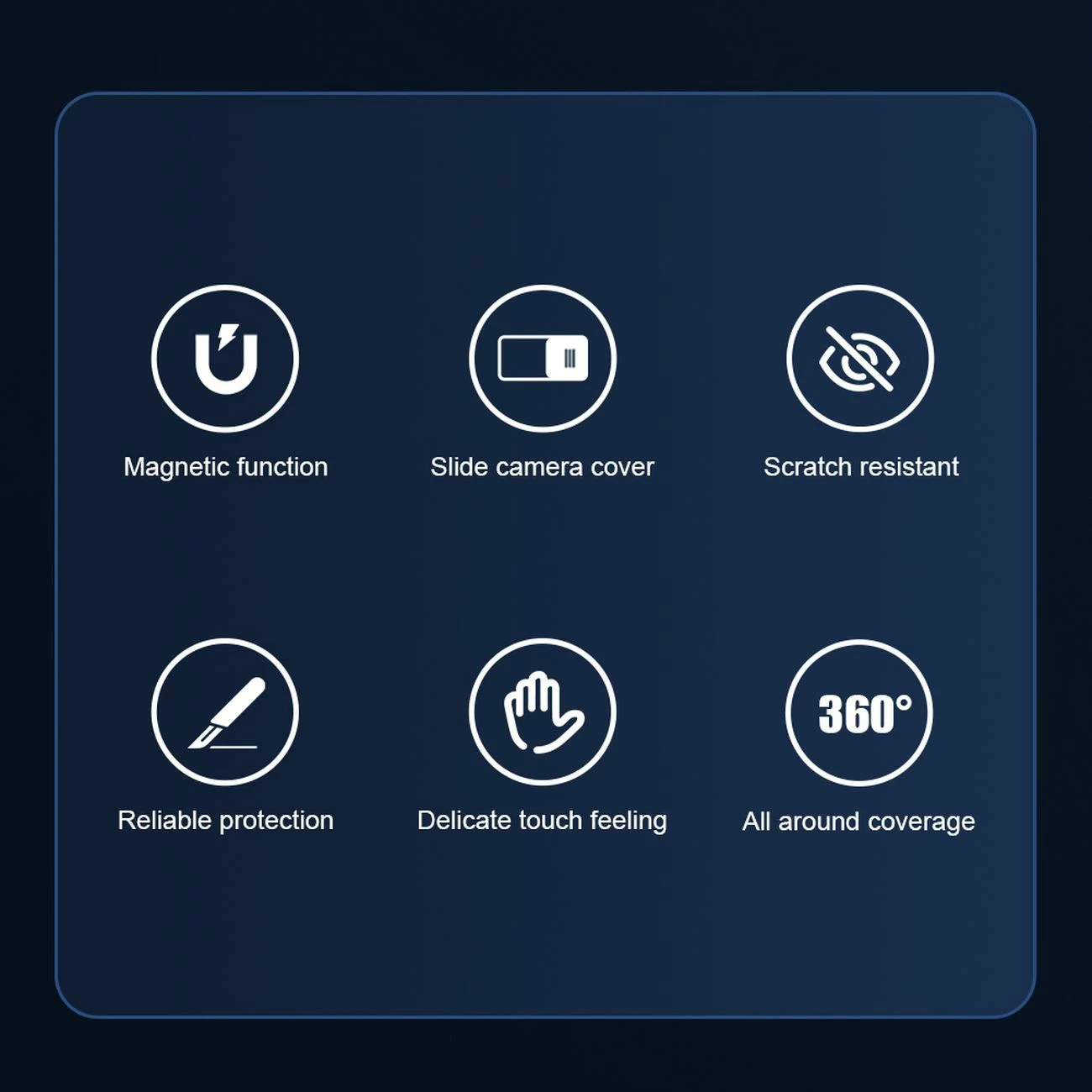 Mbështjellës Nillkin CamShield Pro Magnetic për iPhone 14 Pro Max, MagSafe, mbrojtje kamerës, Blu