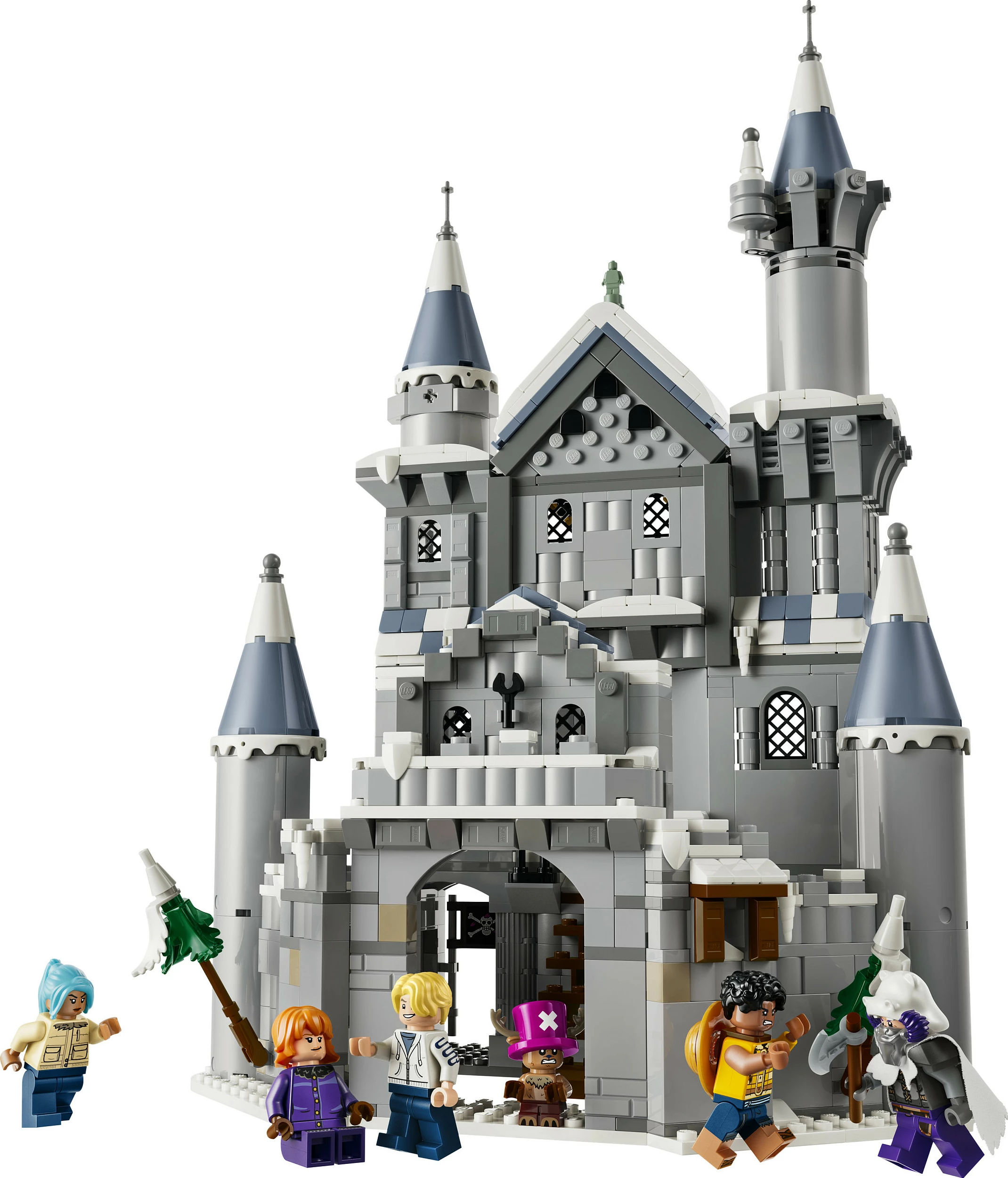 Set LEGO One Piece 75645 Battle at Drum Castle, 1038 copë, 9+, gri