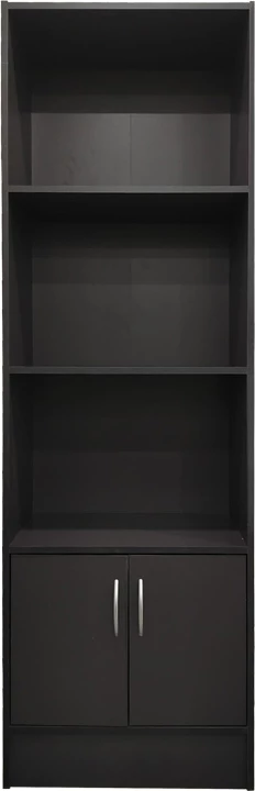 Raft librash Tekaro, ngjyrë antracit, 57x33x180cm