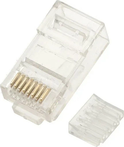Konektor RJ45 Extralink, 8P8C, transparent