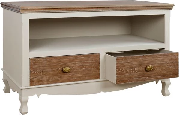 Mbajtëse TV Melody FH7003.01 krem/kafe patinë 100Χ42Χ61