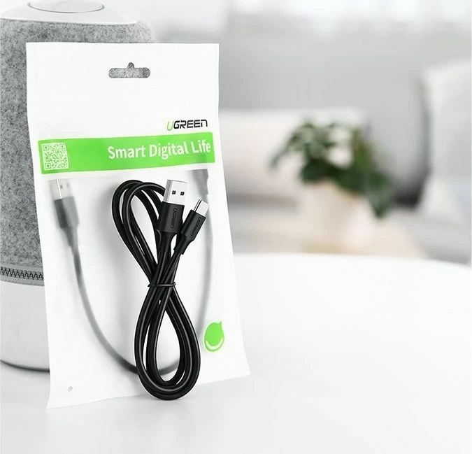 Kablë USB-A në USB-C Ugreen 54452 3 m 3A USB 2.0, e zezë