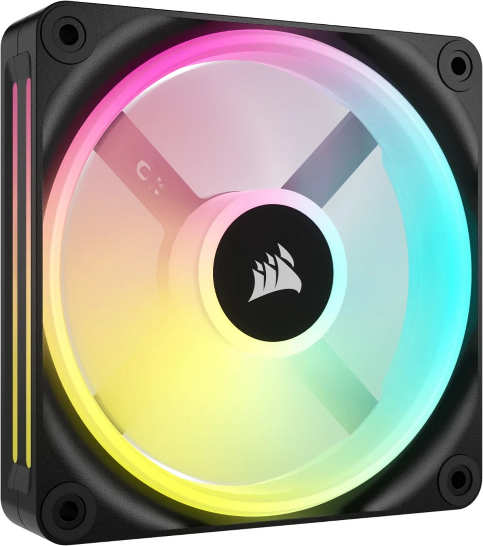 Ventilator kasë Corsair iCUE LINK QX120 RGB CO-9051001-WW 120mm, i zi