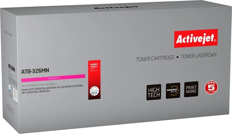 Toner zëvendësues Activejet ATB-326MN për printer Brother, i vjollcë