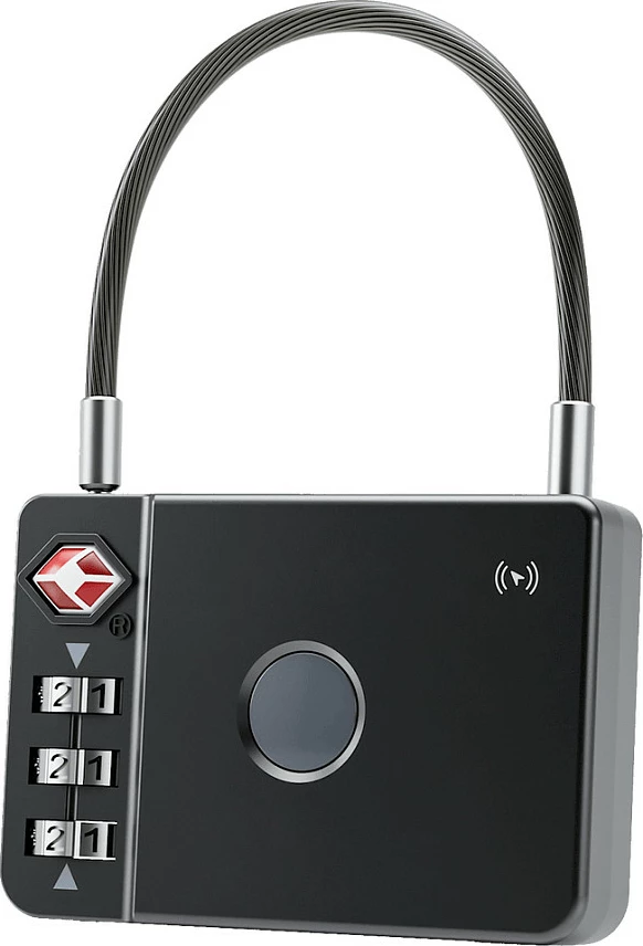 Kandadë smart Ultron Mili MiLock, kod, Bluetooth 5.2, Apple Find My, IP65, e zezë
