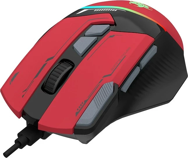 Maus gaming Tracer GameZone Spectra, RGB, 7200 DPI, USB, i kuq