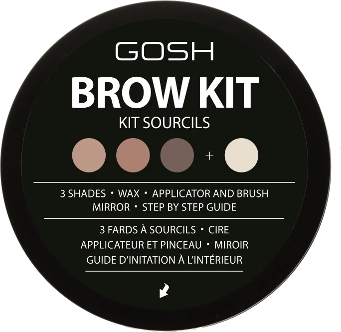 Set për stilim vetullash Gosh Brow Kit 001, 1 copë