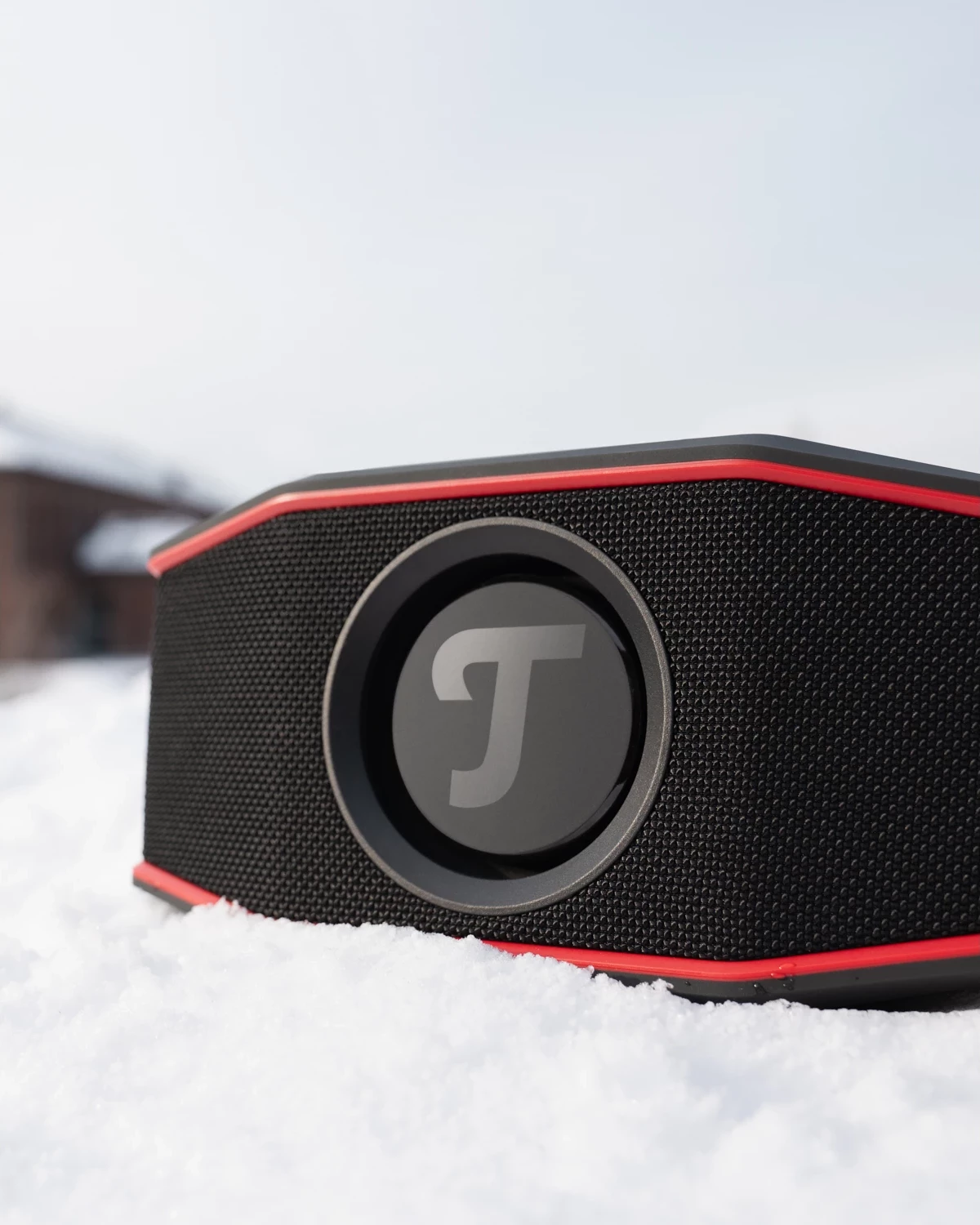 Altoparlant Bluetooth Teufel ROCKSTER GO 2, wireless, zi kuqe