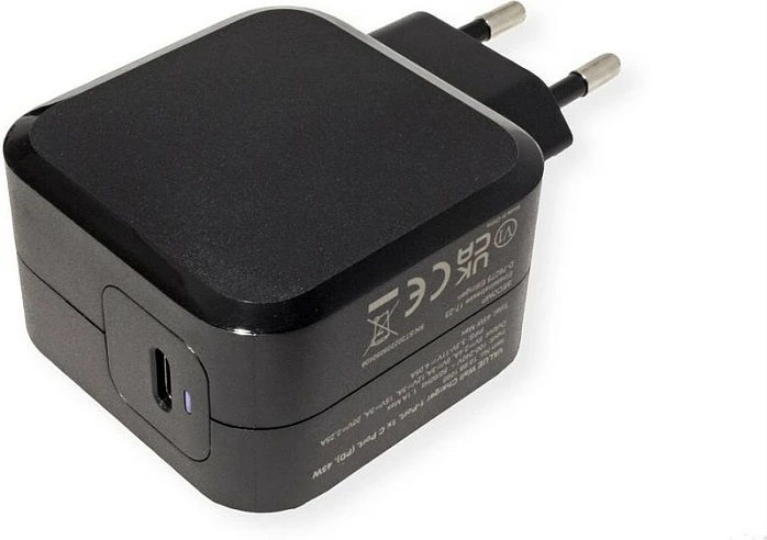 Karikues muri USB-C VALUE 19.99.1095, 45W, 1 port, i zi