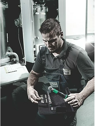 Çelës momenti Wera 05075832001, mekanik, 1/4", set 23 pjesësh, 2-12 Nm, zi/gjelbër