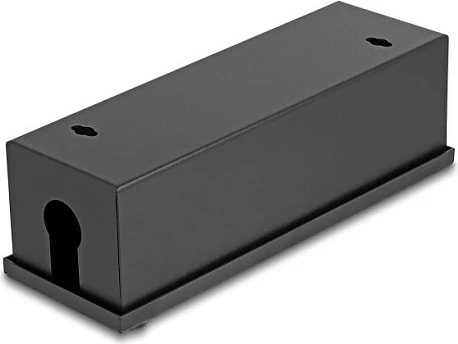 Kuti lidhëse DeLOCK Easy 45, mbajtës modulash për mur/tavolinë, 4 porta (22.5×45 mm) / 2 porta (45×45 mm), metal, e zezë