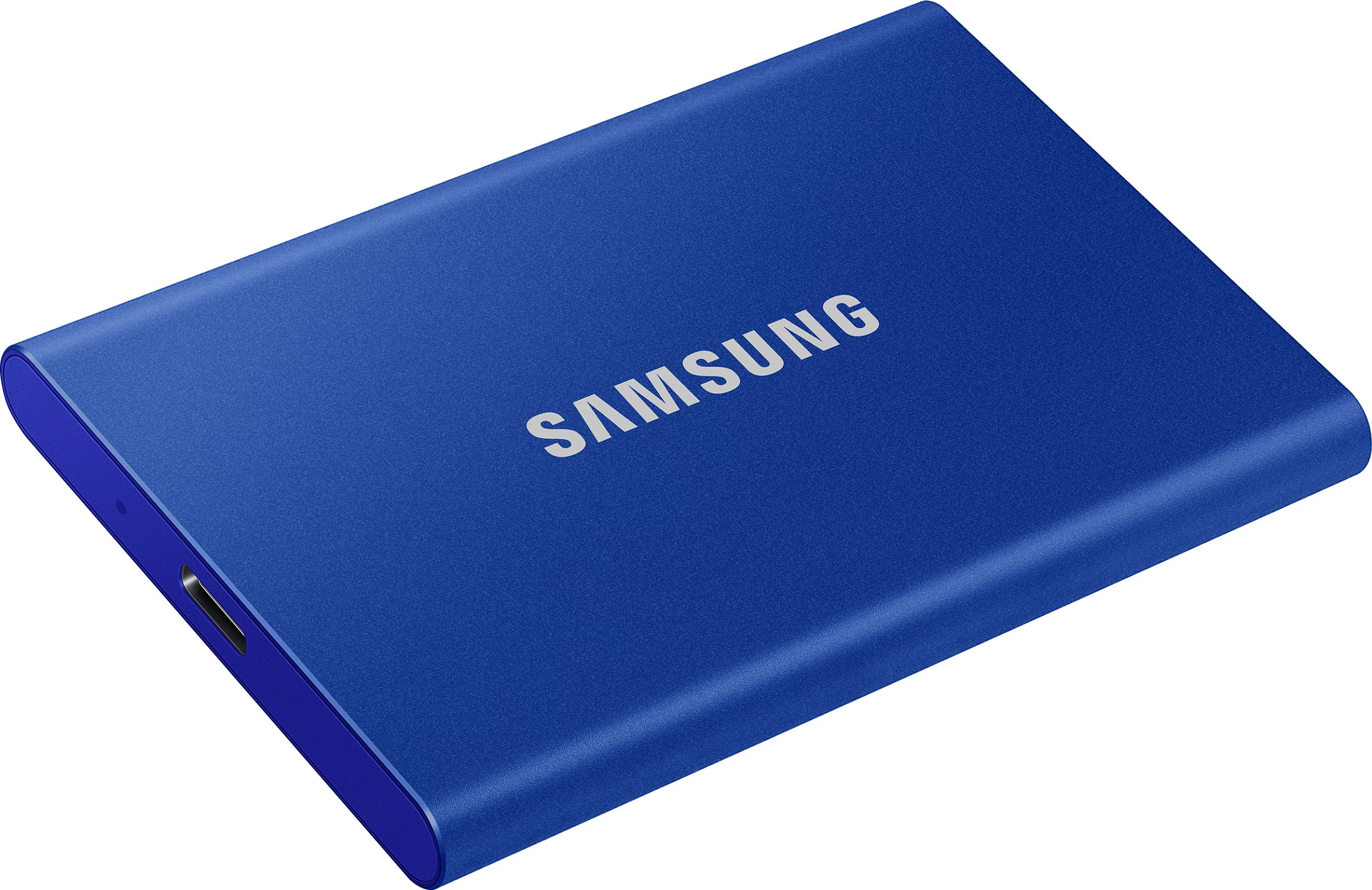 SSD portabël Samsung T7, 2 TB, USB Type-C, 3.2 Gen 2, Blu