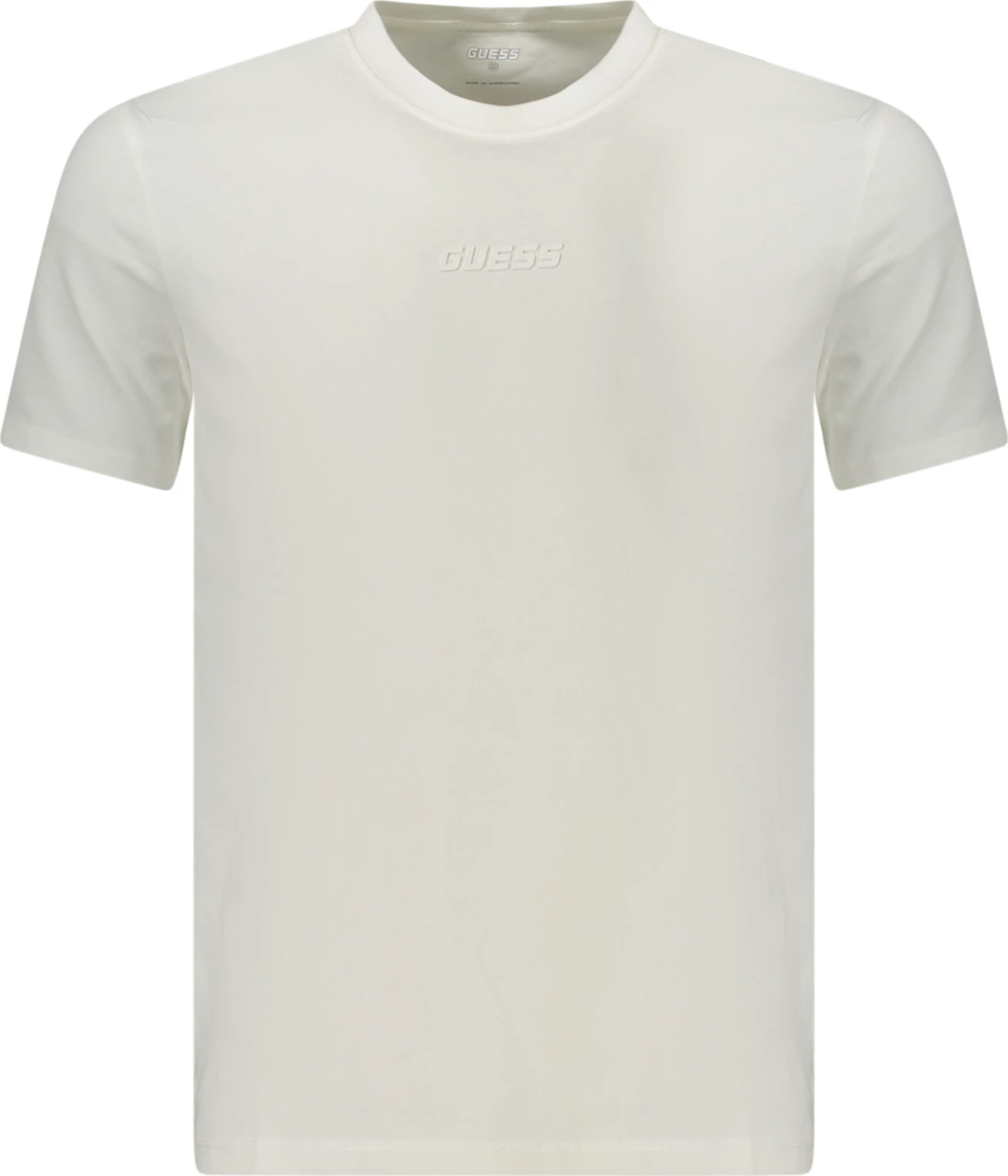 Maicë për meshkuj GUESS JEANS, e bardhë