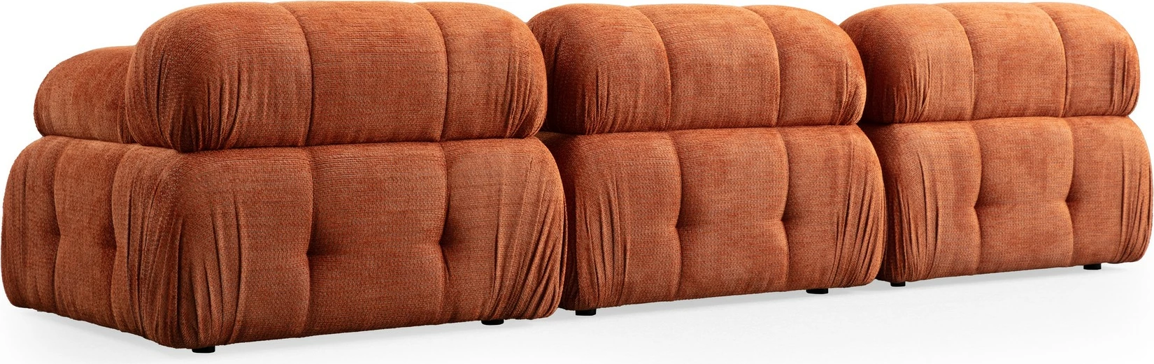 Kauç 3-vendësh Atelier del Sofa, Petite 3, portokalli