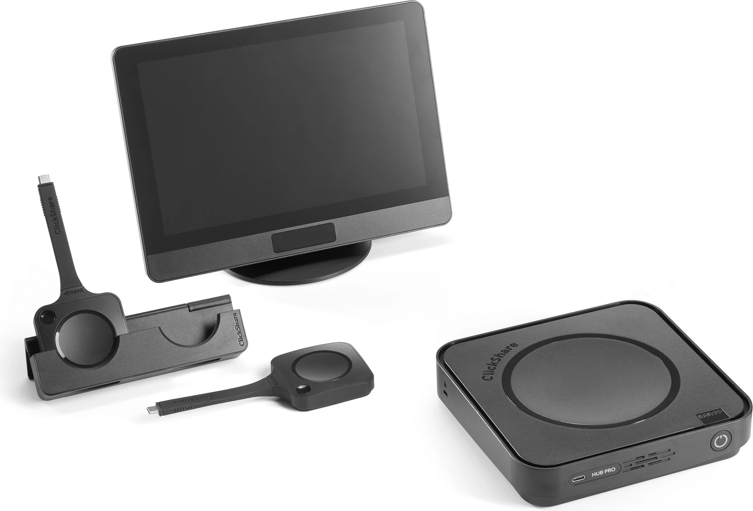 Sistem videokonference BARCO ClickShare Hub Pro, 5K Ultra HD, panel me prekje 10.1", Wi‑Fi/Bluetooth, 2x HDMI