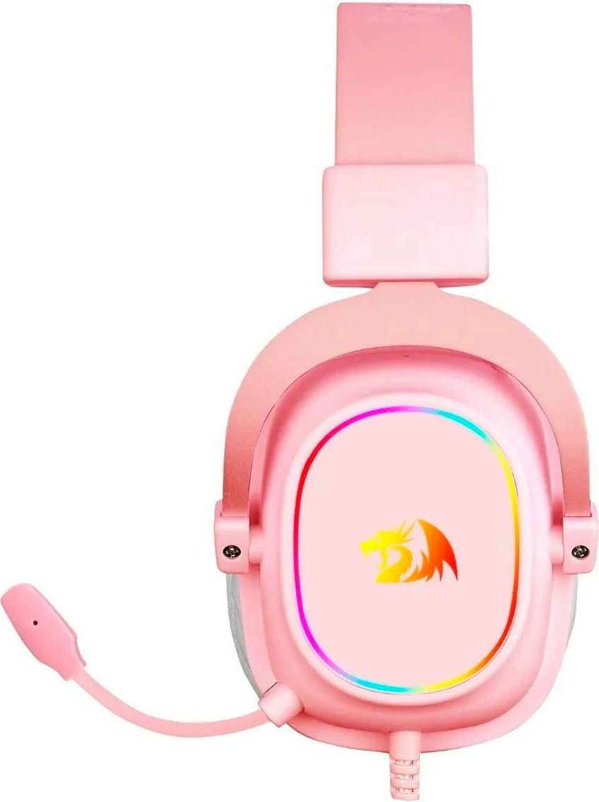Kufje gaming Redragon H510 Zeus X RGB 7.1, USB, 50mm, me mikrofon, Pink