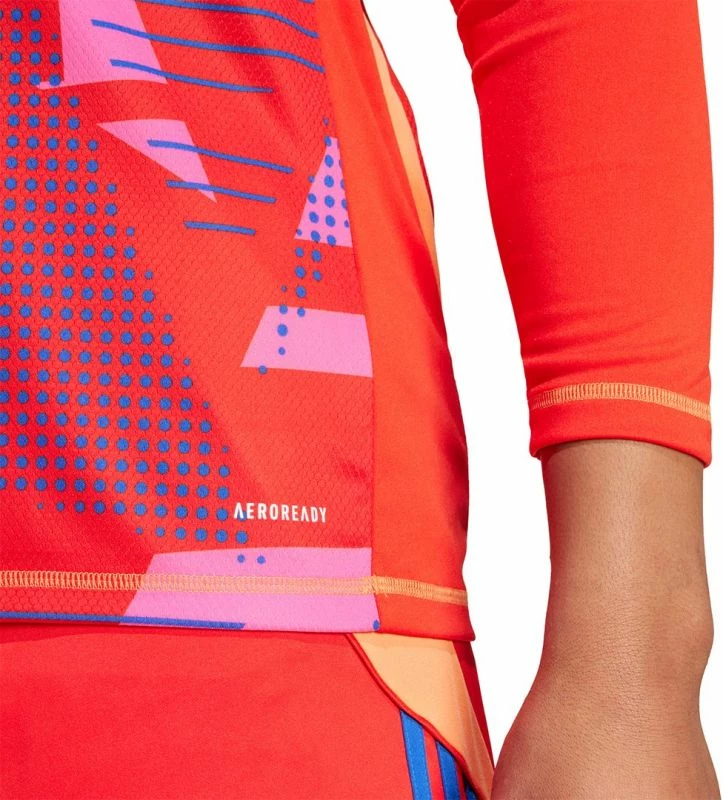 Fanellë portieri për meshkuj adidas, e kuqe