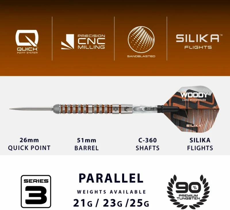 Atlete darti Harrows për meshkuj, kafe