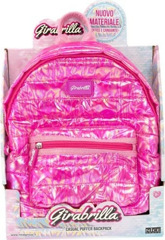 Çantë shpine Nice Girabrilla Puff Backpack 22 cm, rozë