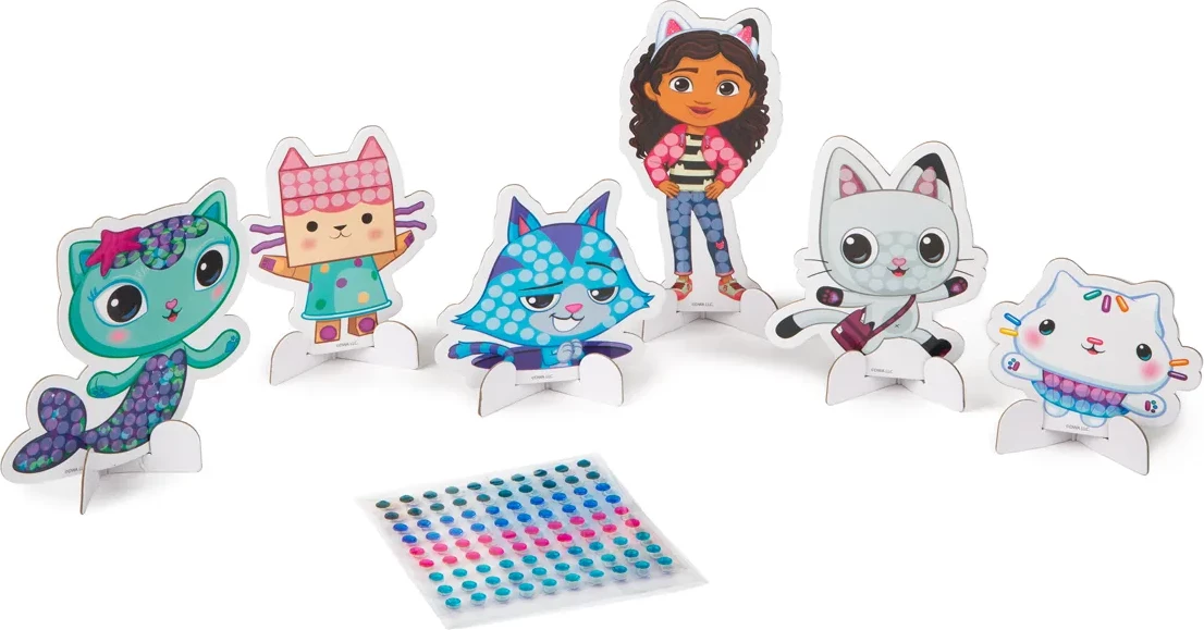 Set lodër për vajza Gabby's Dollhouse Character Gem Picture Craft 
